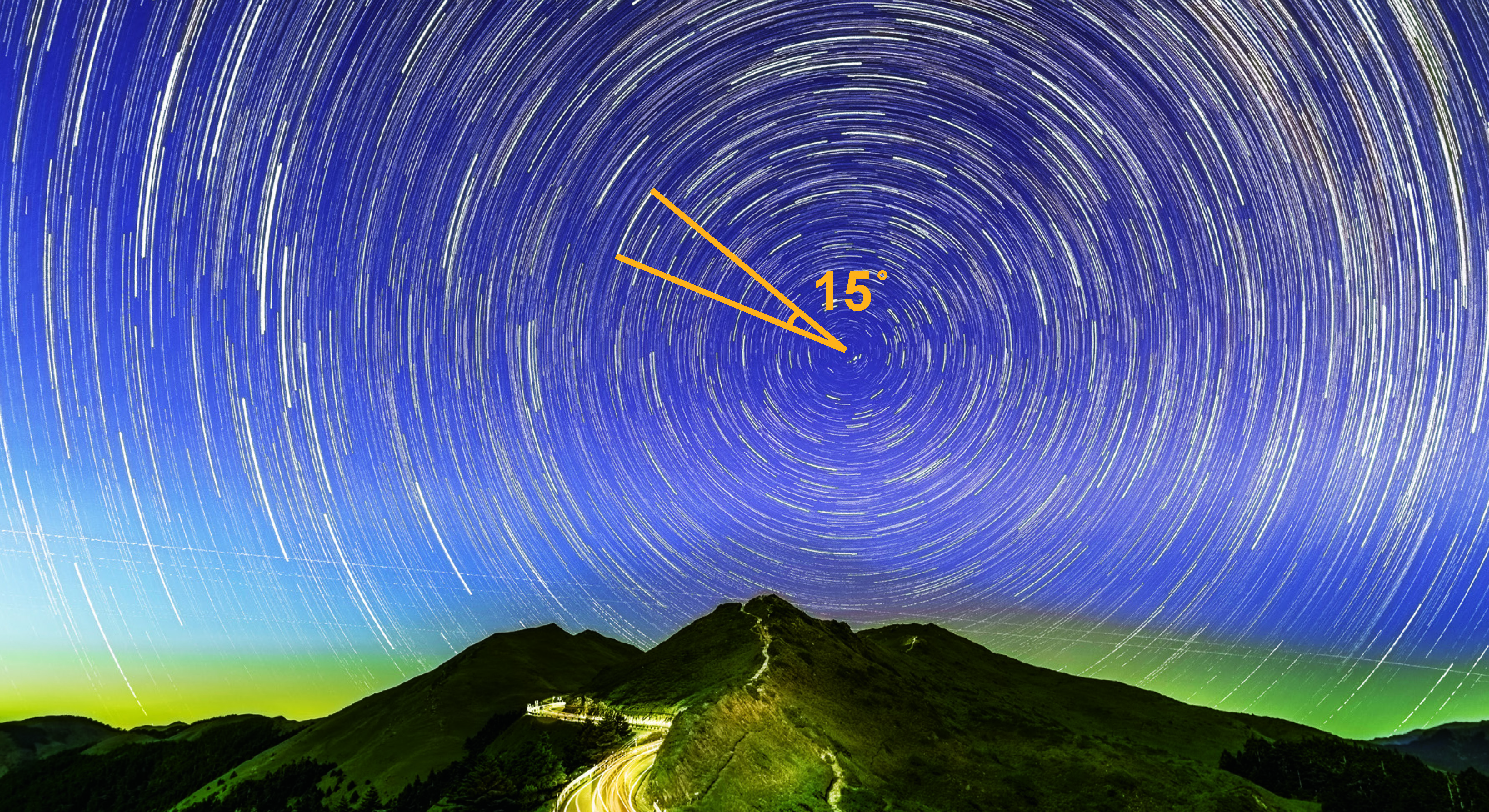 合歡石門山的星跡