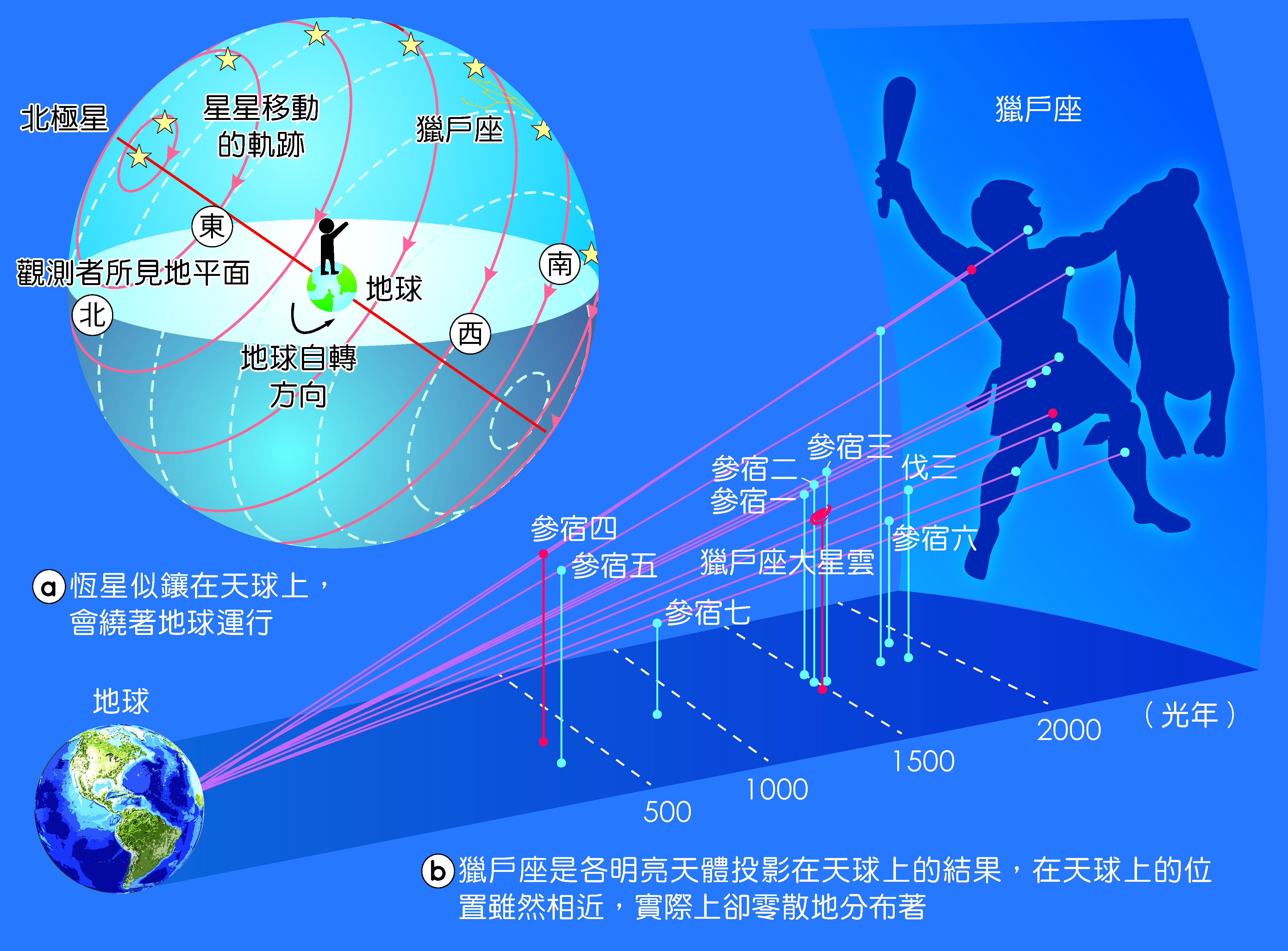 天球上的獵戶座